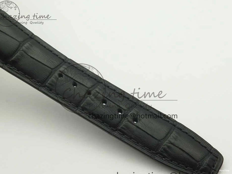 MIROTIME 0227 Sporty Portuguese Tourbillon IW504602 SS ZF Best Edition Blue Dial on Black Leather Strap 7175